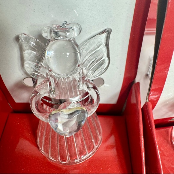 Lot of 10 Ganz glass angels. Adorable glass Christmas angels each in its display - Picture 11 of 11